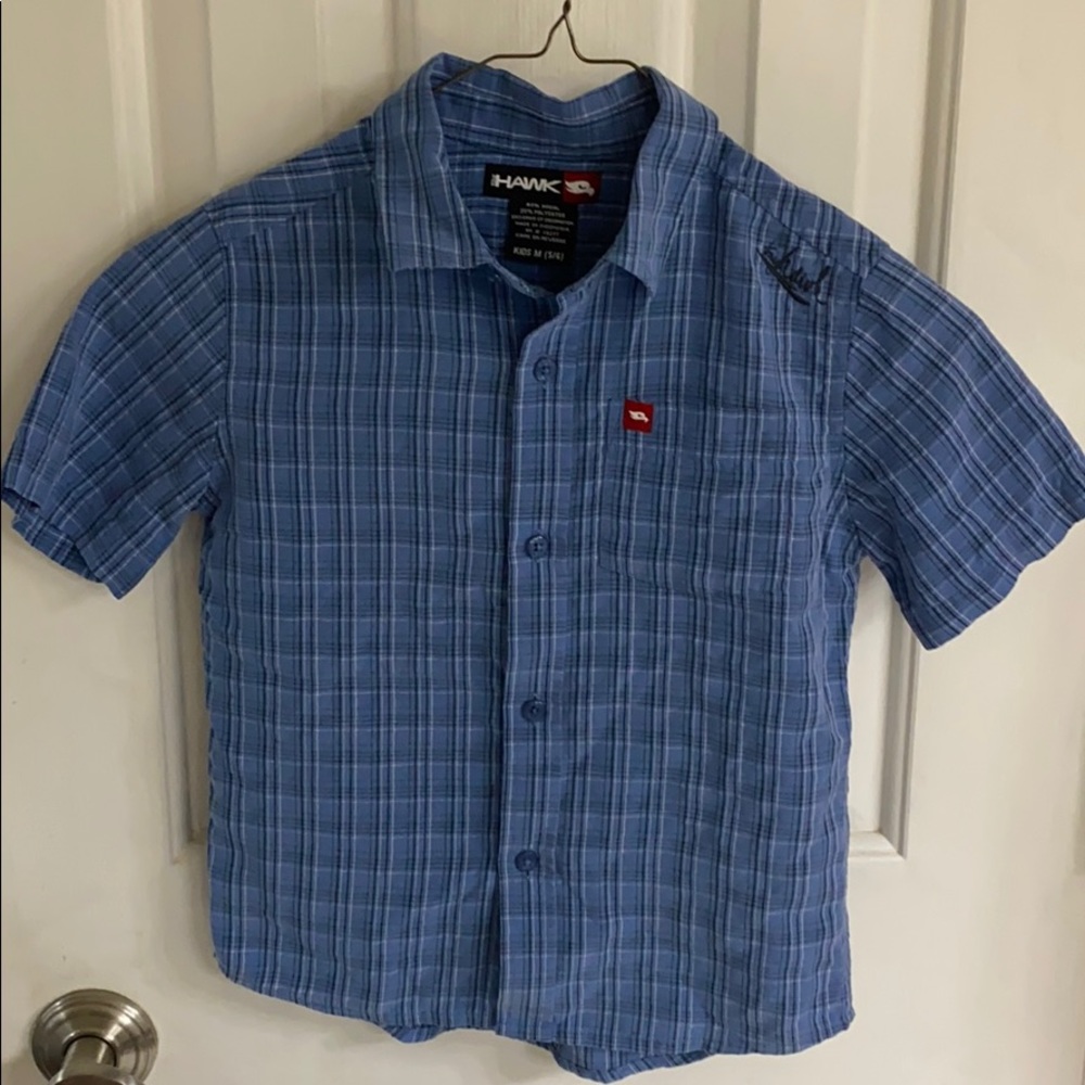 Tony Hawk short sleeve boys dress shirt. Sz 5/6